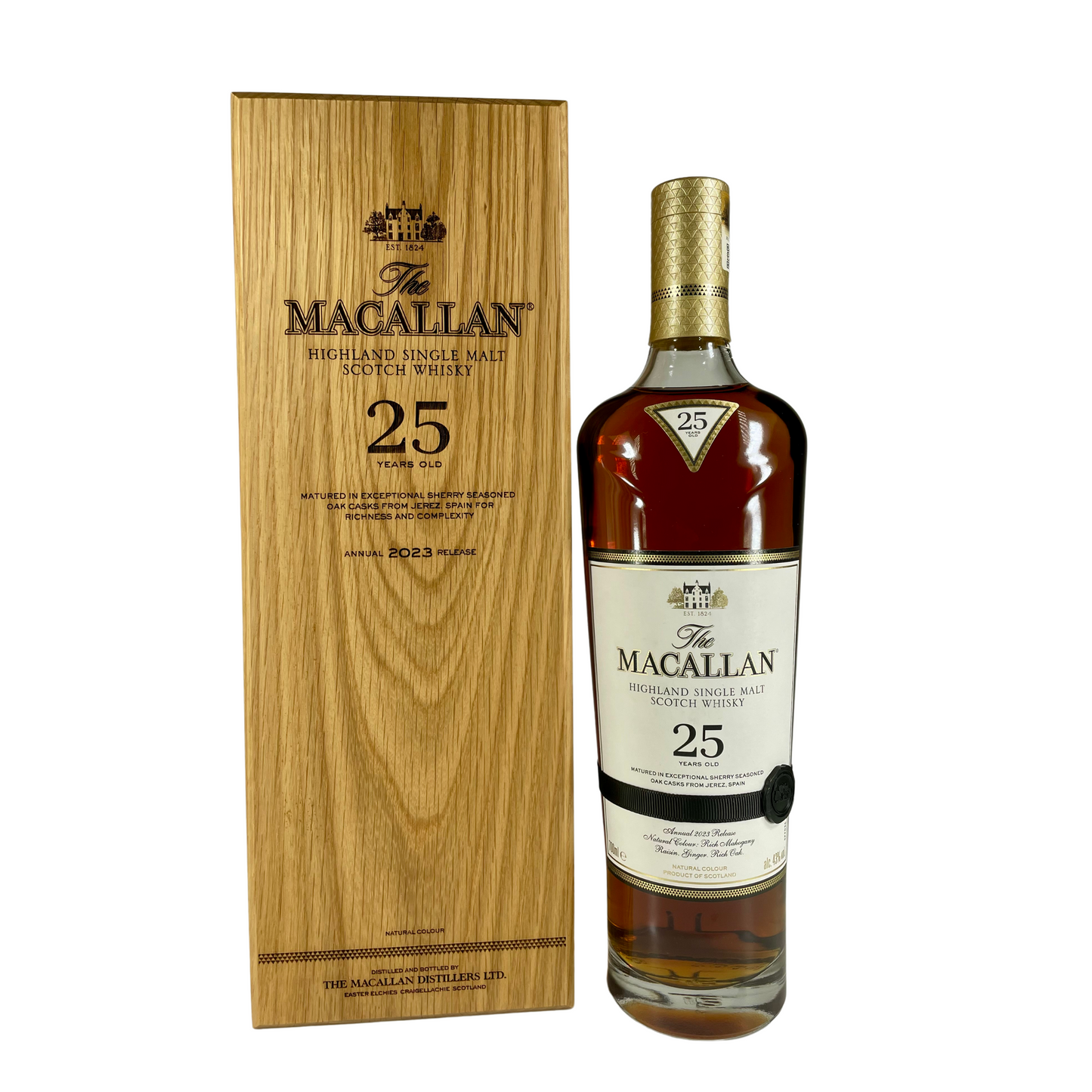 Macallan 25 Year Old sherry Oak - 2023 Release