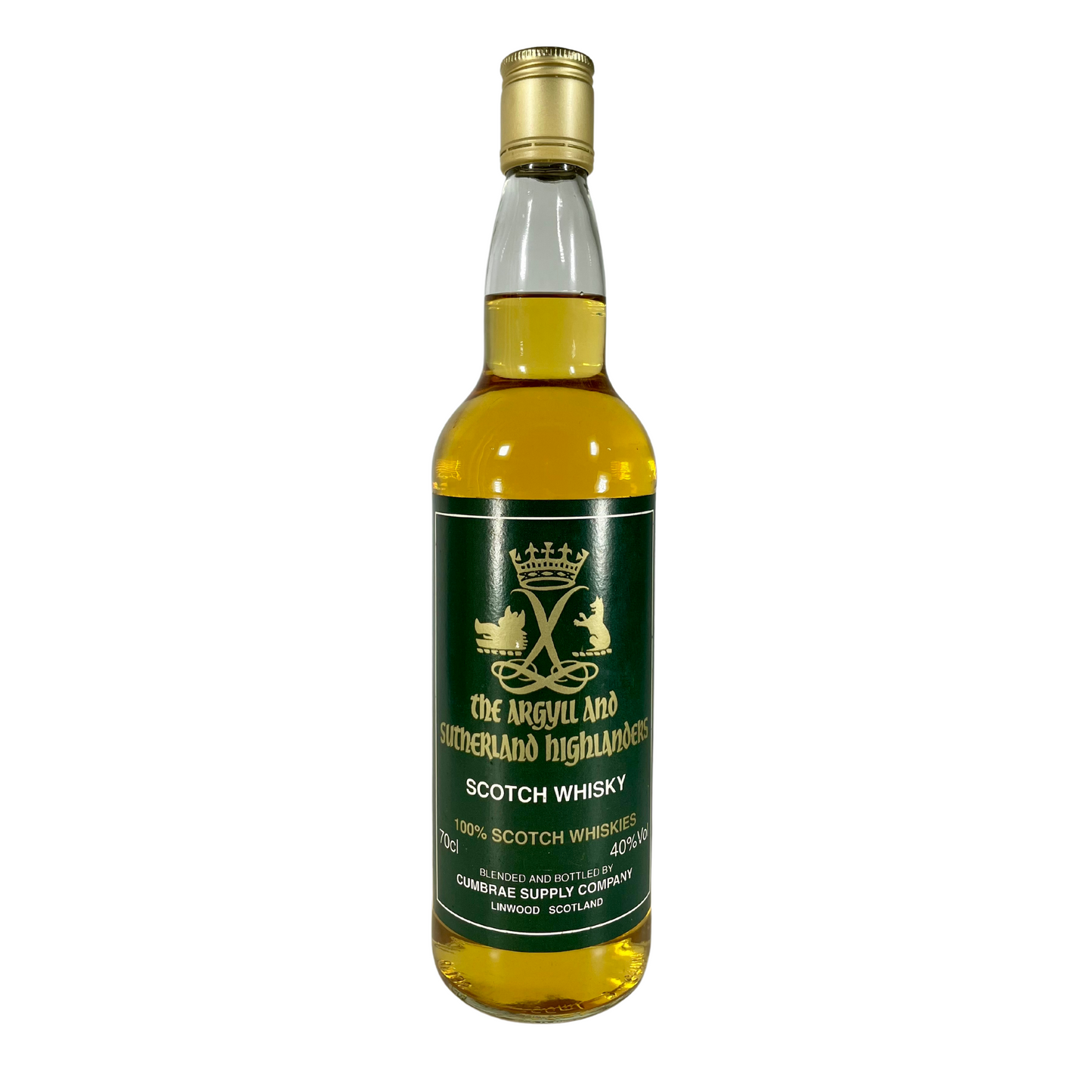 THE ARGYLL & SUTHERLAND HIGHLANDERS SCOTCH WHISKY