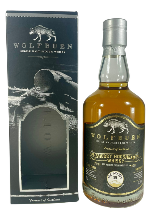 Wolfburn 2016 Sherry Hogshead - The Braves Whisky Club, Japan