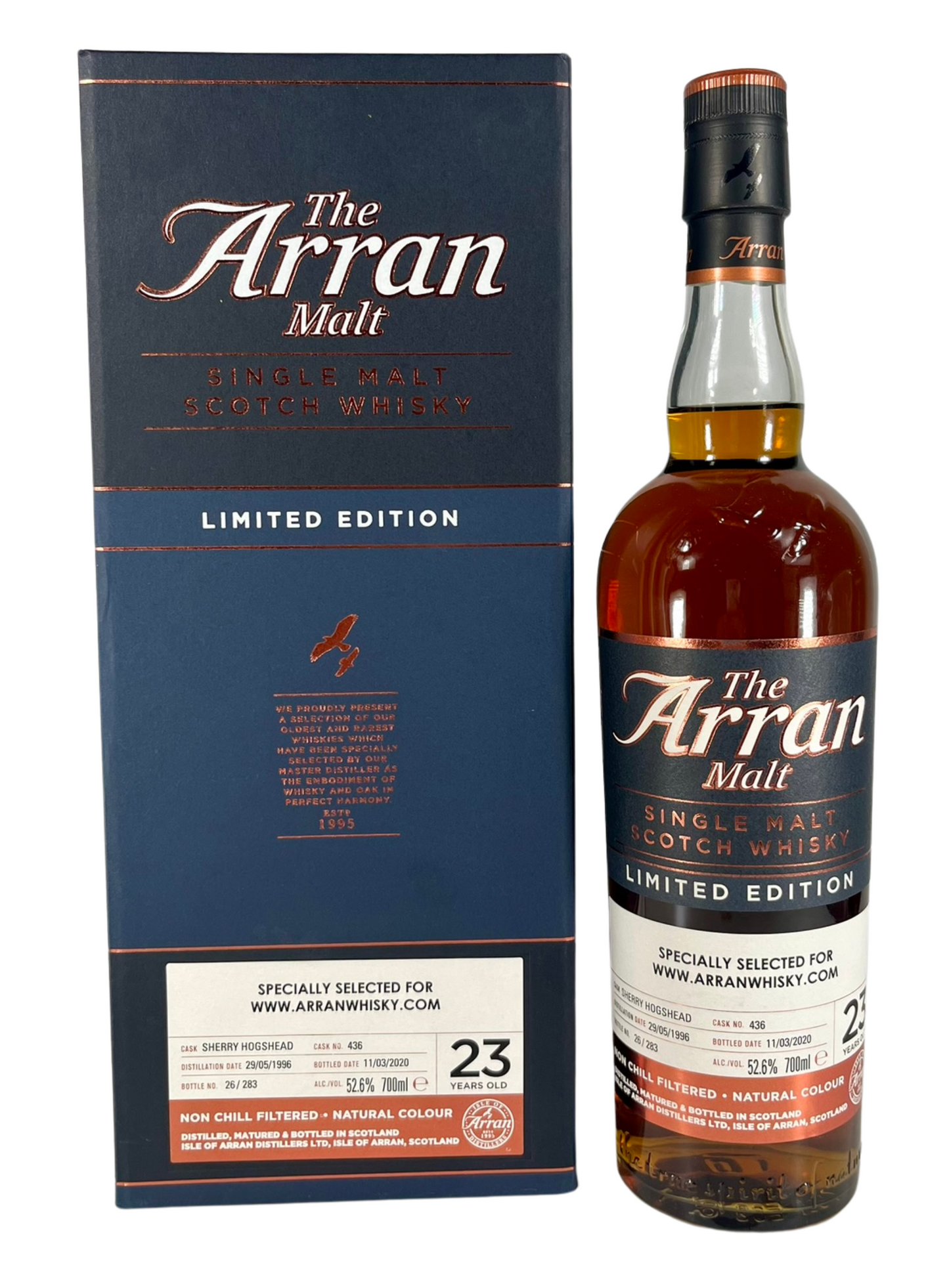 Arran 1996 23 Year Old Limited Edition - Single Cask #436