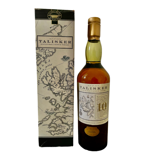 Talisker 10 Old Map Label