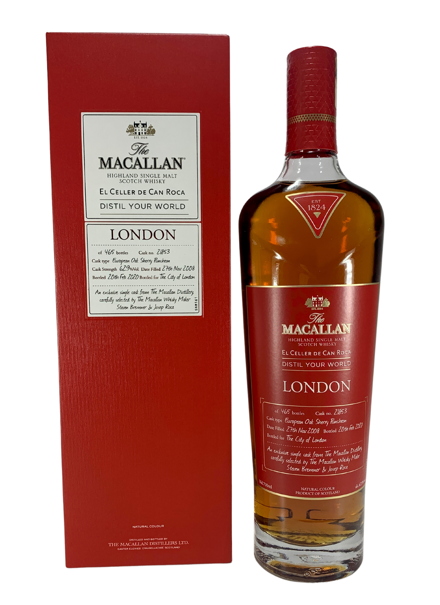 Macallan 2008 Single Cask #21853 - Distil Your World London