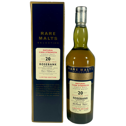 Rosebank 1979 20 Year Old - Rare Malts