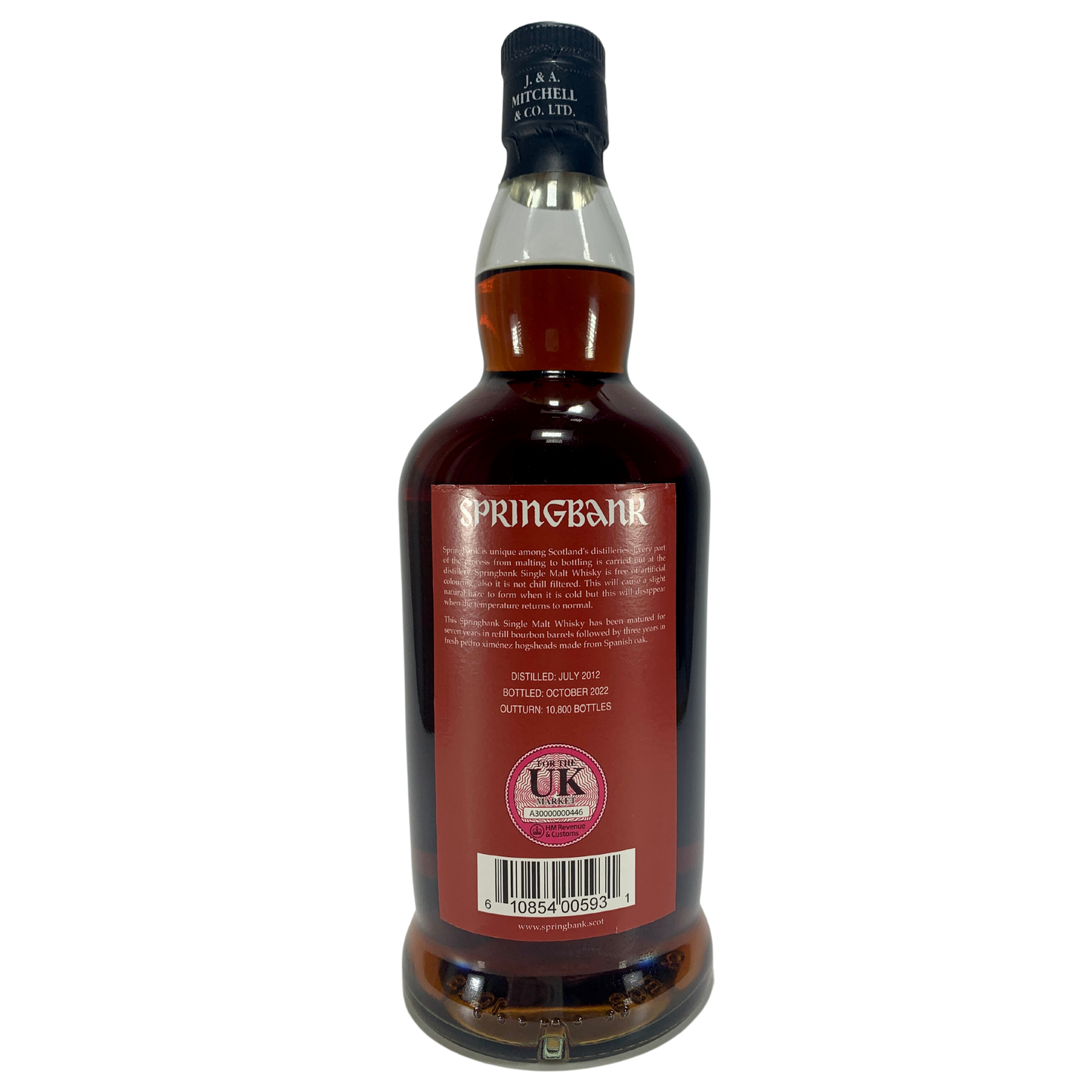 Springbank 10 Year Old - Sherry PX Finish