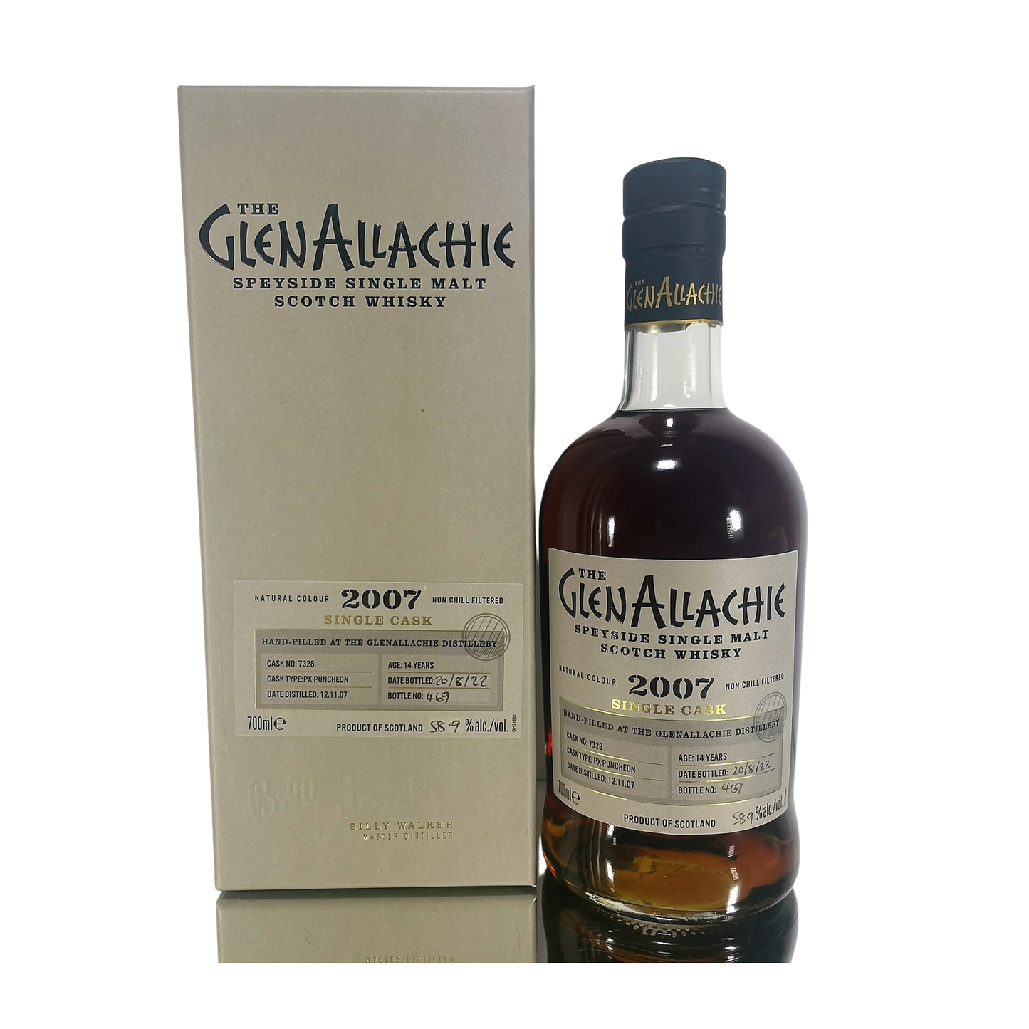 Glenallachie 2007 14 Year Old Single Cask #7328