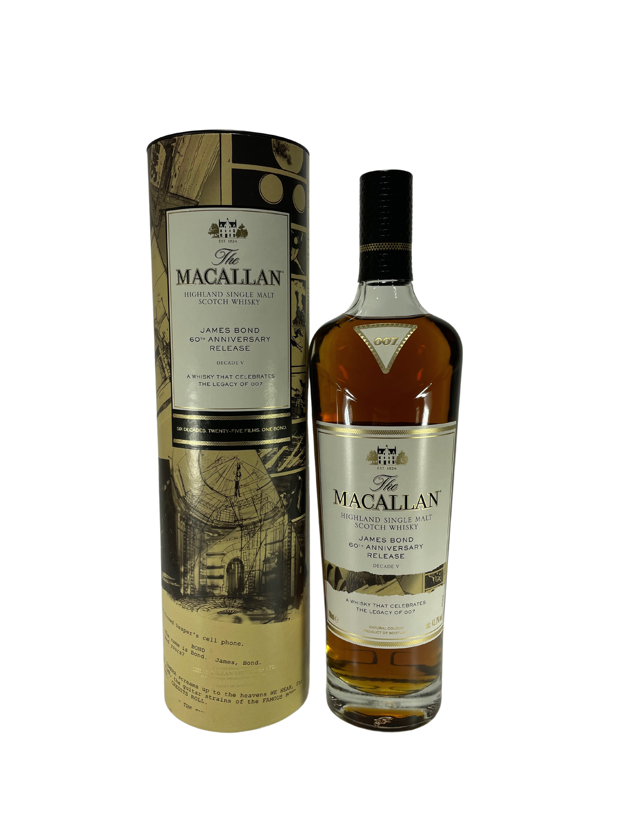 Macallan James Bond 60th Anniversary Release - Decade V